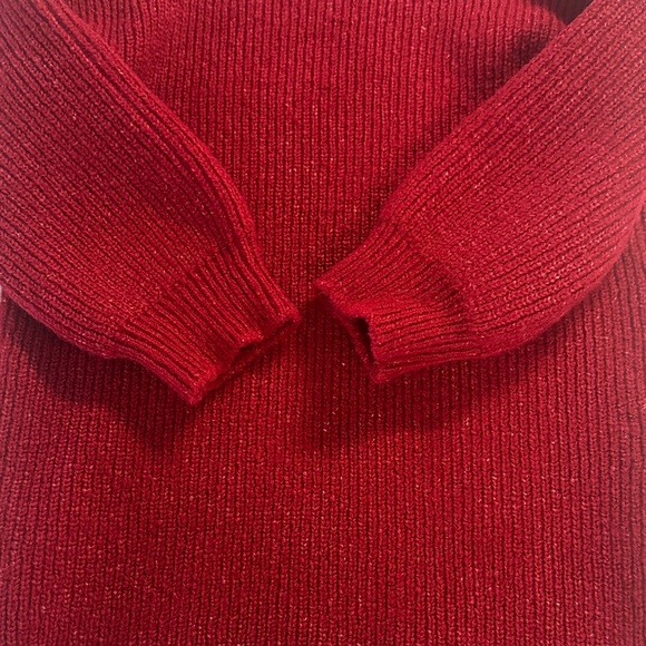 GAP Baby - Long sleeve Red Knit Sweater dress - Picture 4 of 5